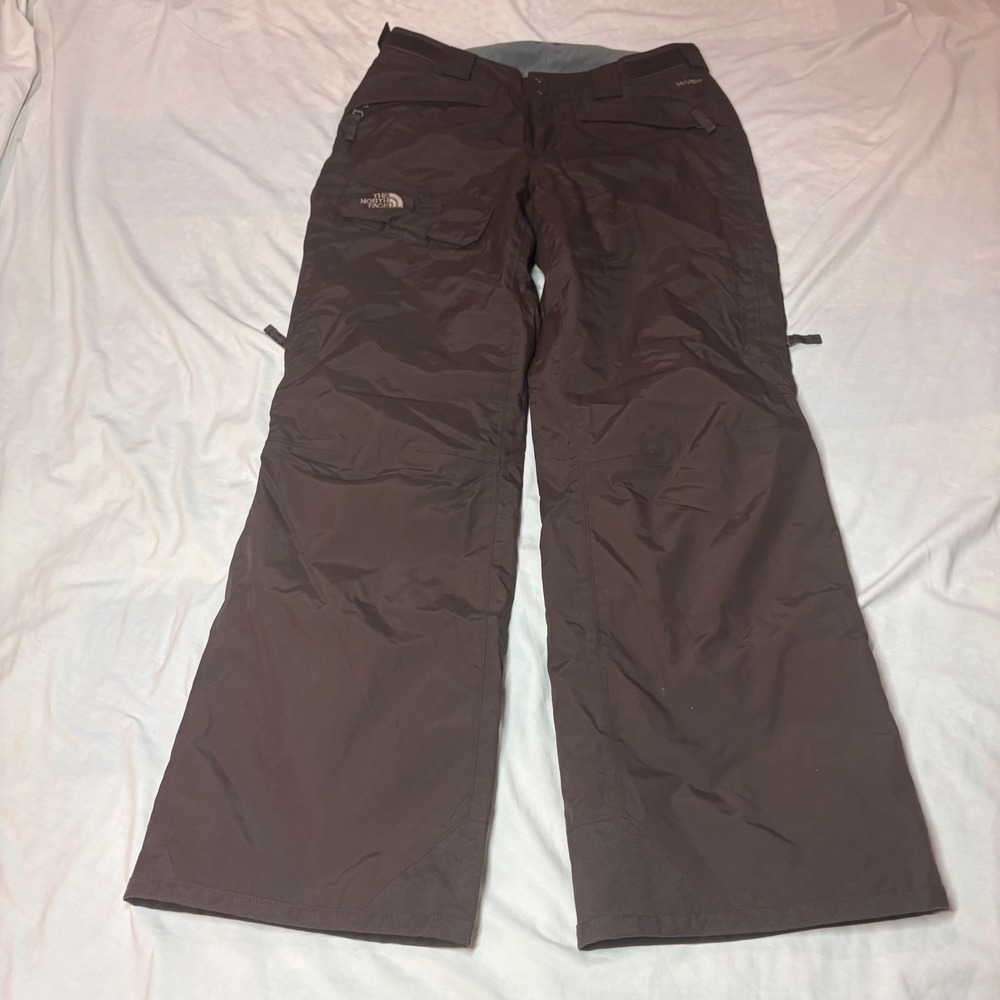 The North Face HyVent Womens Brown Ski Snowboard Pants Size S Small Waterproof